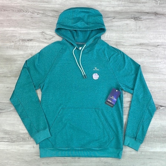 🔷🔹 RIP CURL FUSION VAPOR COOL HOODIE - Picture 1 of 12